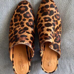 The Harper Mule in Leopard Calf Hair, 7.5